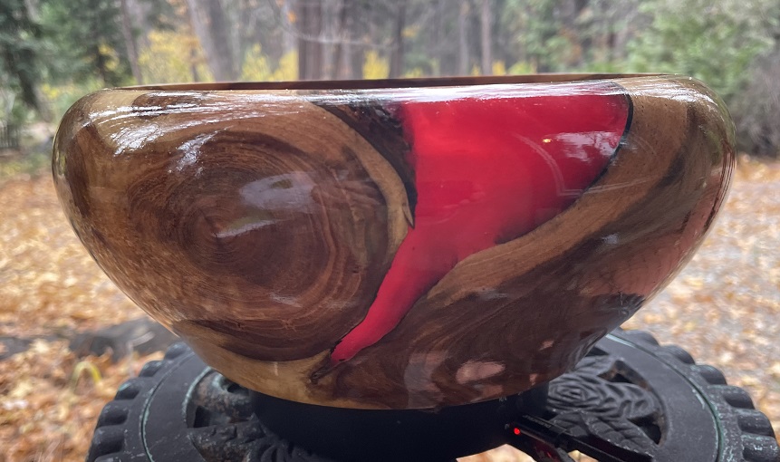 Mesquite and Resin Bowl